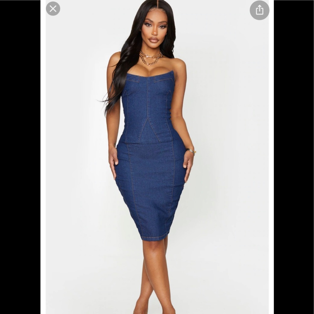 Denim dress